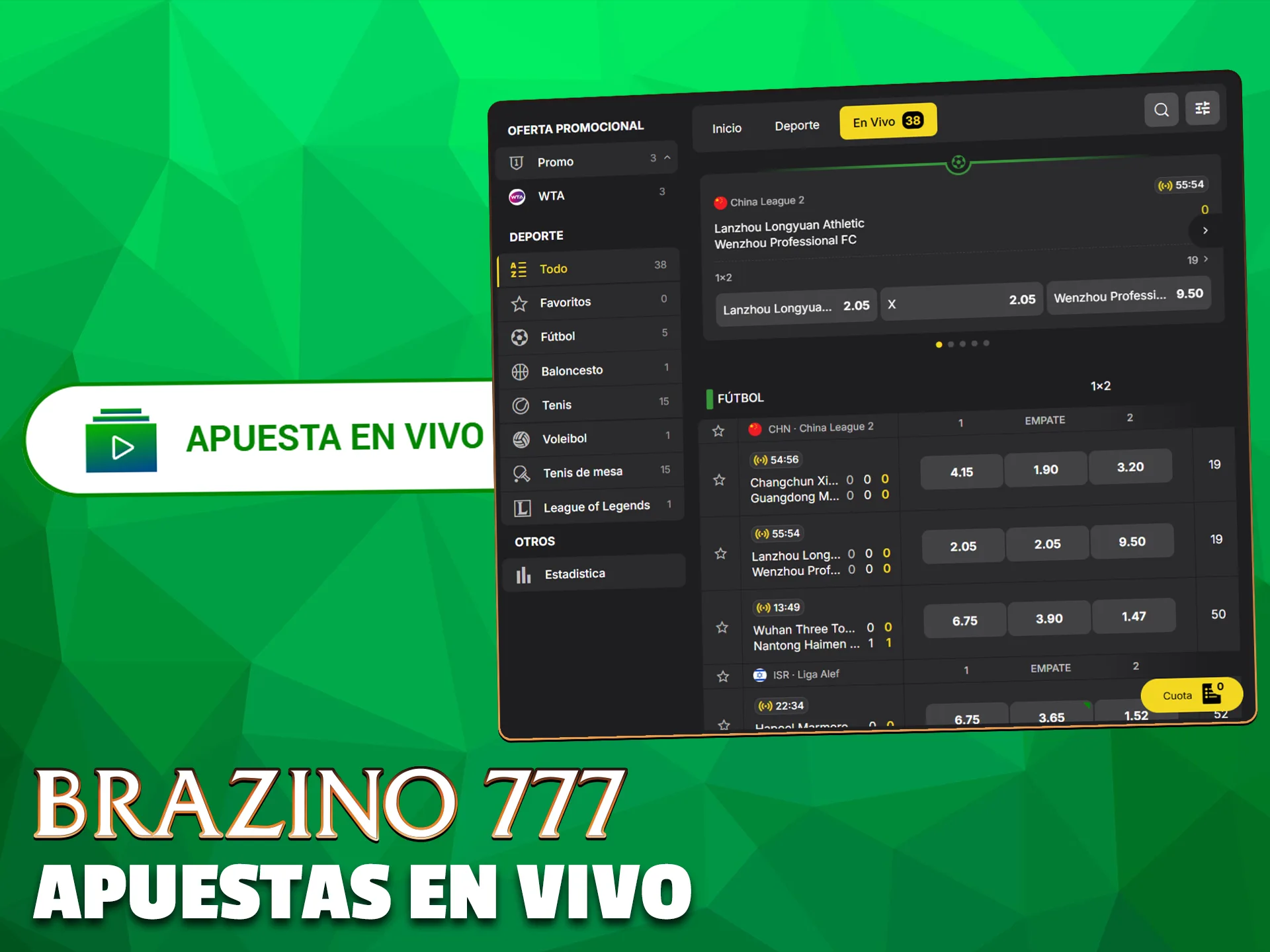 Descubre cómo funcionan las apuestas en vivo dentro de Brazino777.